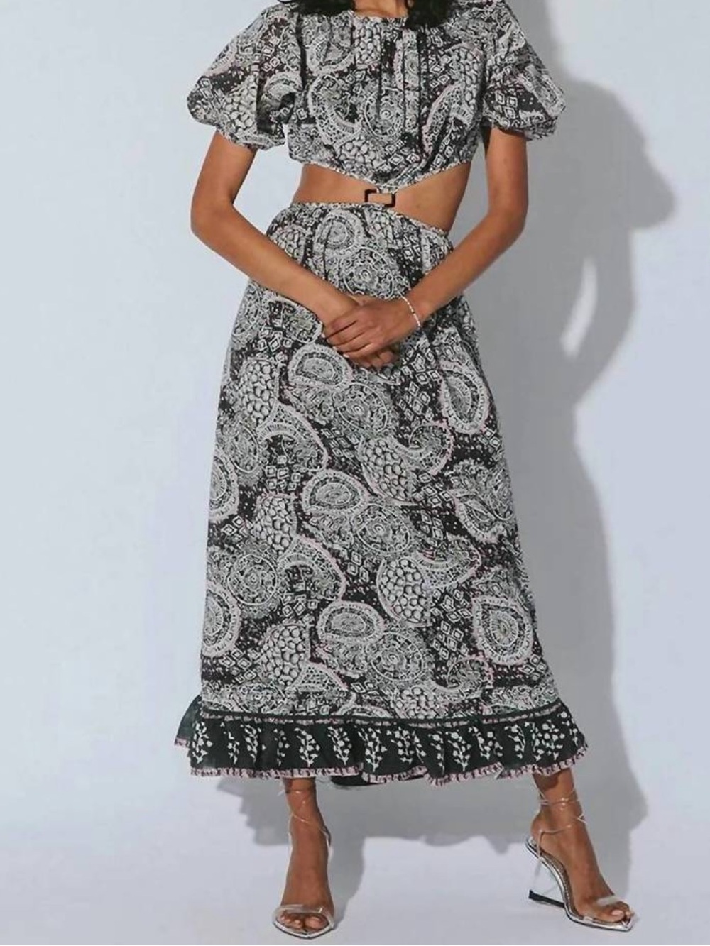 CLEOBELLA josephine ankle dress in geo print size XS